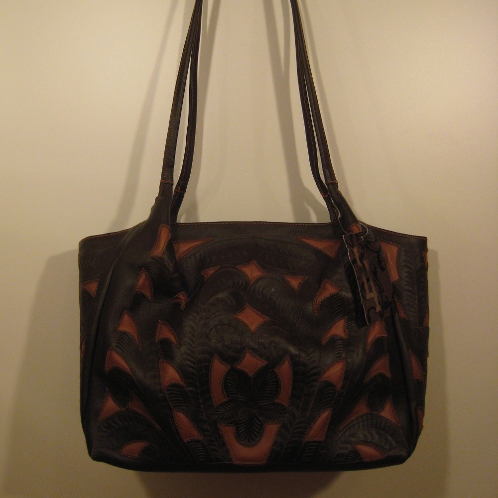 Treasured Tooled Leather Handbag